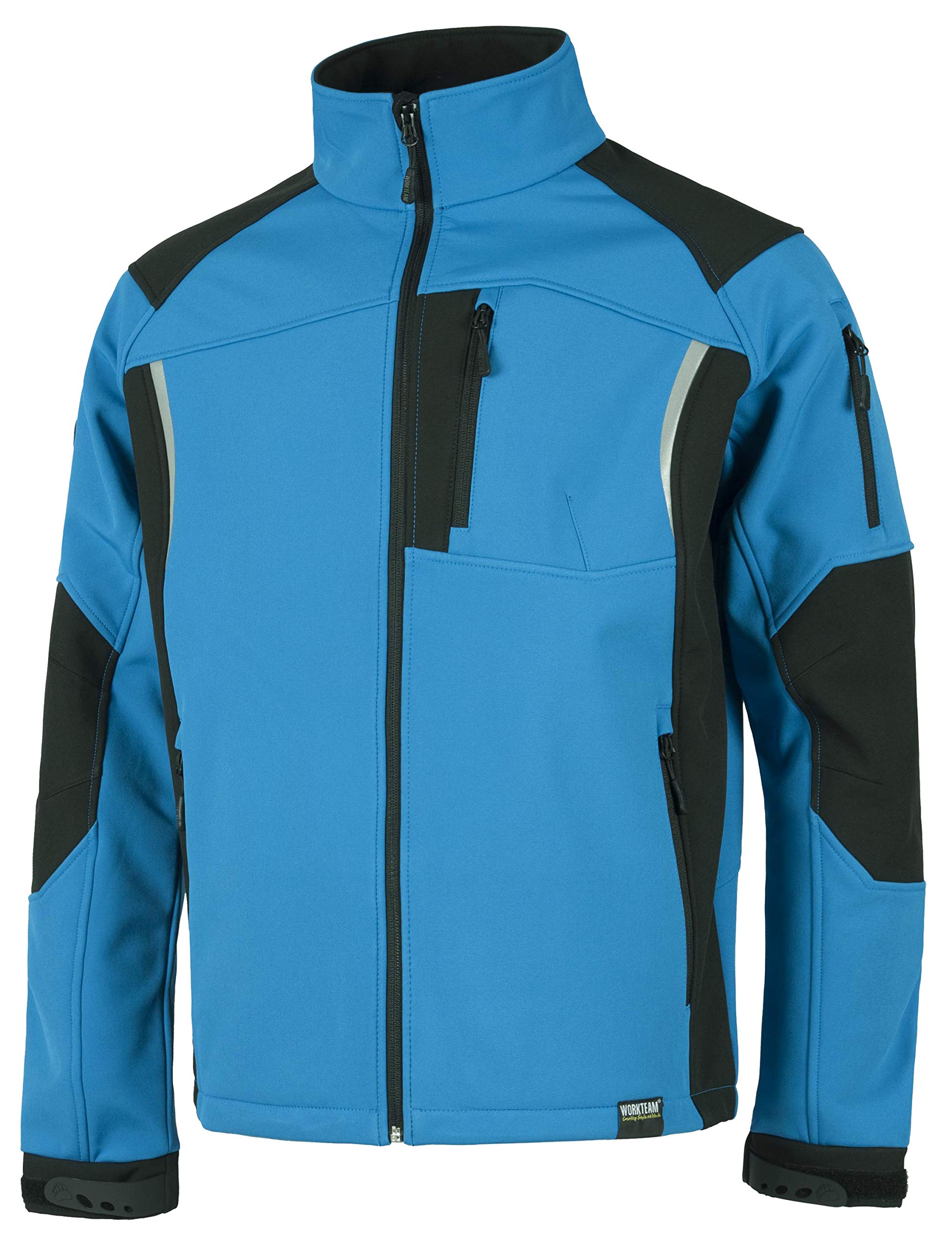 Work Team Chaqueta De Cremallera Con Refuerzos En Hombros Y Codos. Hombre Gris S