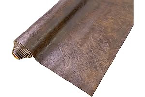 1 Yards Distressed Faux Leather Fabric by The Yard