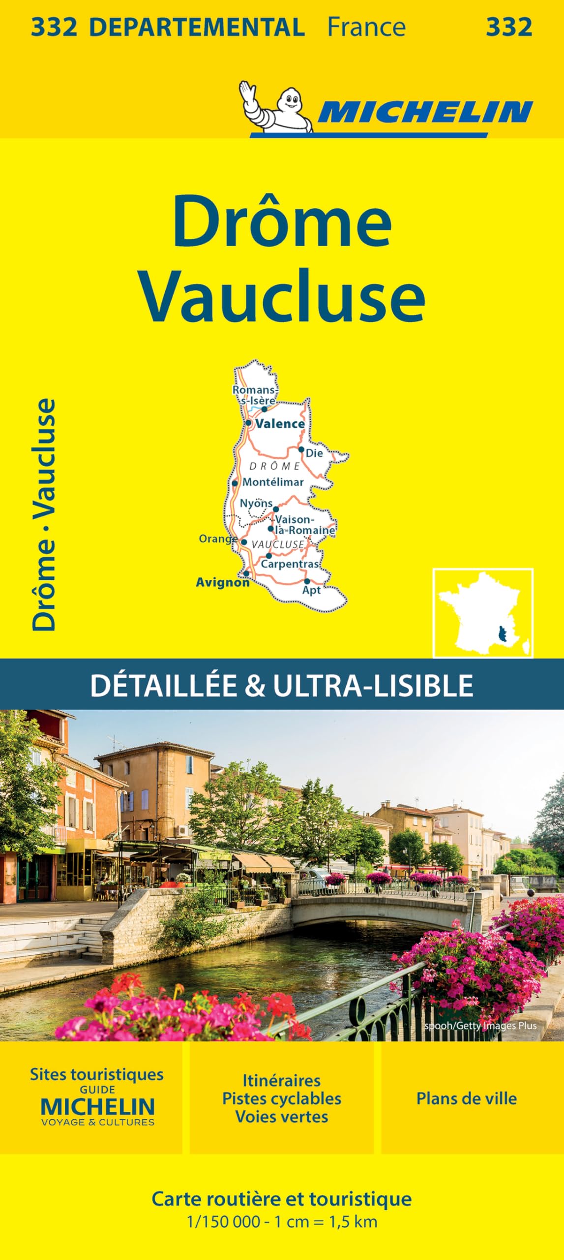 Drôme Vaucluse - Michelin Local Map 332: carte routière et touristique (Michelin départemental France, 332)