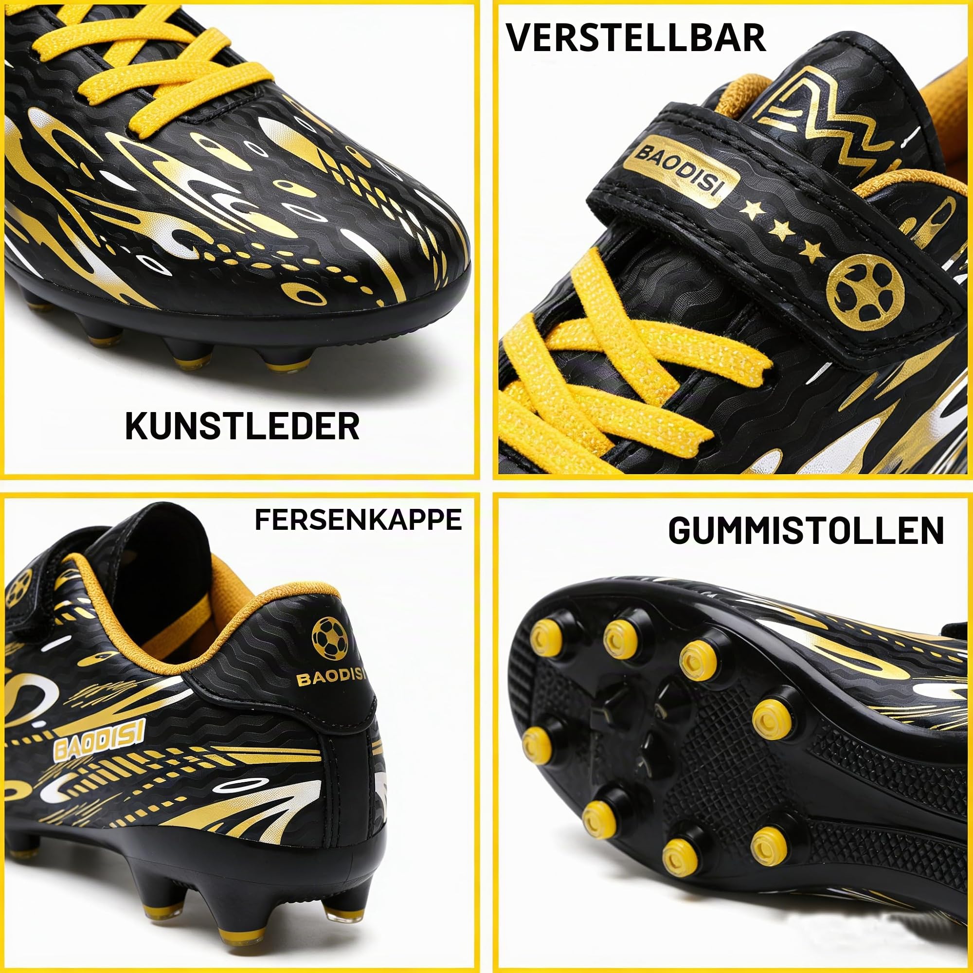 Fussballschuhe Kinder Jungen Mädchen Sportliche Fußballschuh Indoor Outdoor Athletics Soccer Stollenschuhe Kinder Spikes Professionelle Trainings Football Schuhe