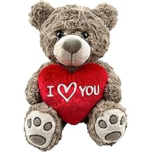 I Love You Teddy Bear Stuffed Animal | 14 inches | Stuffed Animals &amp; Teddy Bears Gifts for Women &amp; Gifts for Men