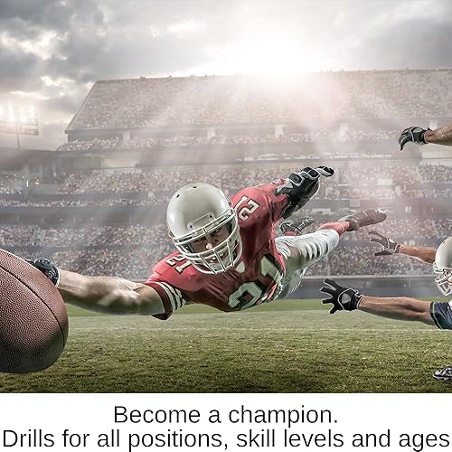 Miniatura 8 de Equipo de Entrenamiento de Fútbol Americano Tarjetas de Entrenador de Ayuda Excelentes Ejercicios de Entrenamiento para Ejercicios de Práctica y