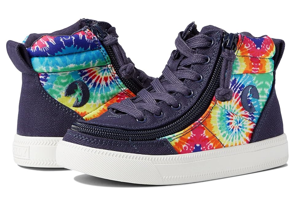 BILLY Footwear Kids Street Wrap (Little Kid/Big Kid) (Navy Tie-Dye) Kid's Shoes INTERNATIONAL SHIPPING