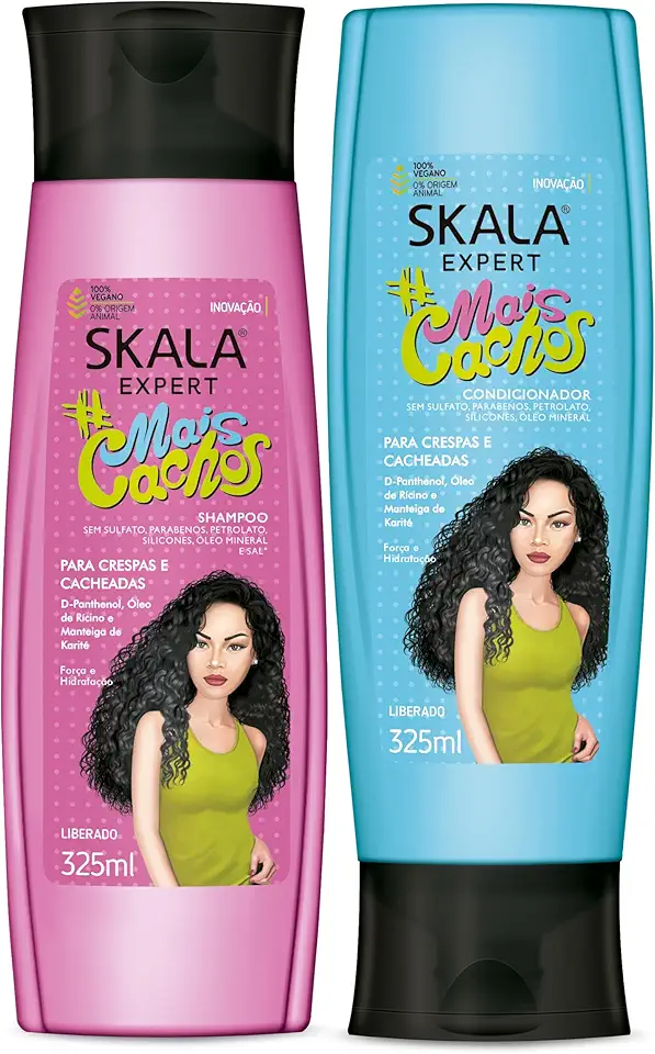 Skala KitShampoo Condiconador 325Ml Mais Cachos