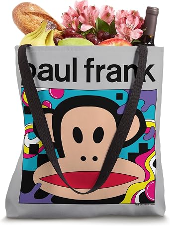 Paul Frank Julius Face Psychedelic Frame Tote Bag
