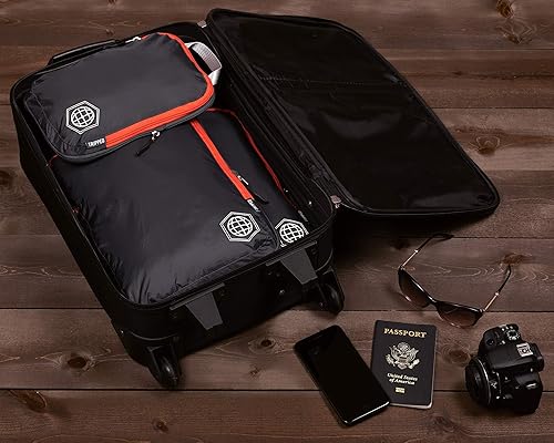 Miniatura 2 de Compression Packing Cubes Set for Travel - Lightweight, Durable Clothes Organizer for Carry-On Luggage and Suitcases by TRIPPED Travel Gear