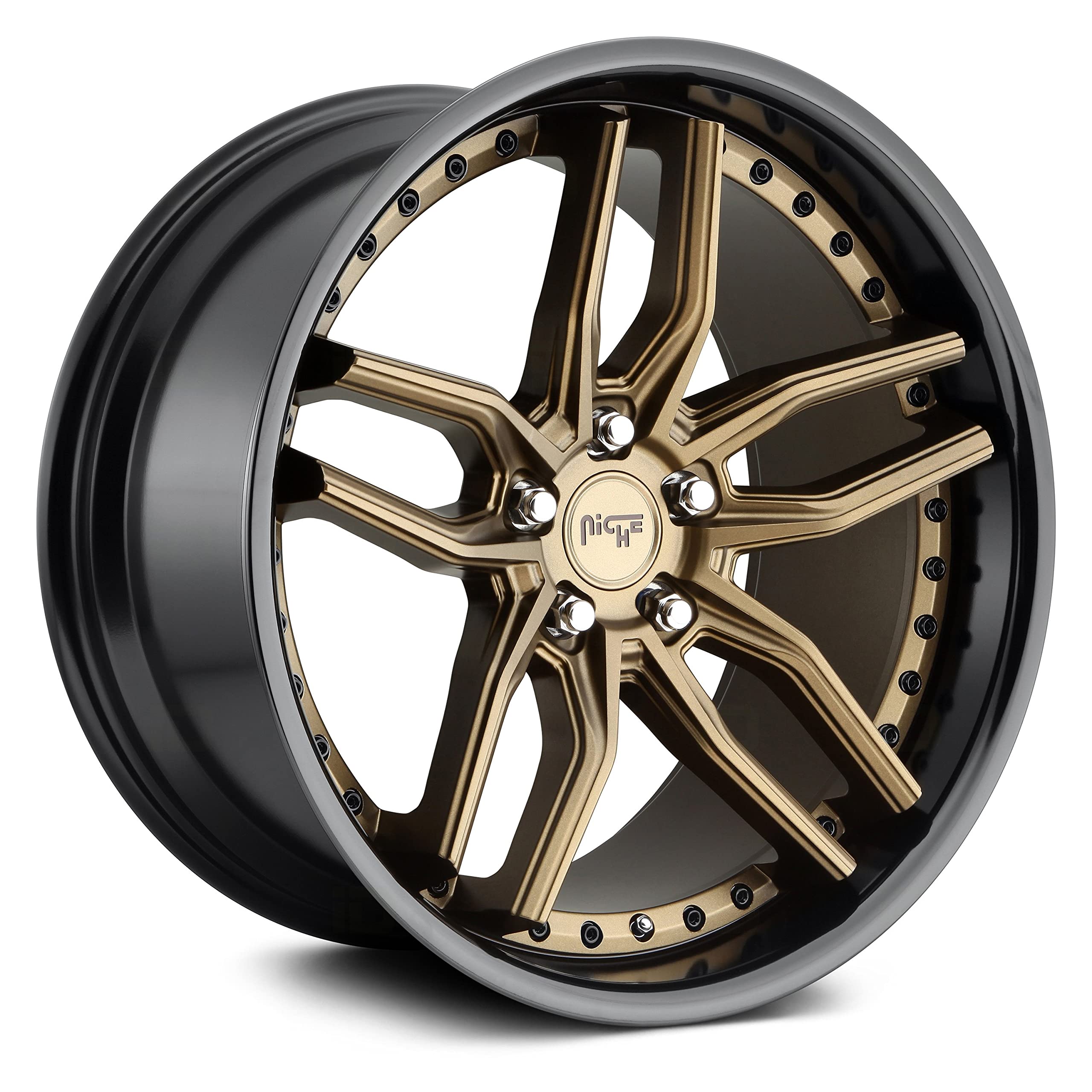Amazon | Niche M195 Methos 20x10.5 5x115 +20mm ブロンズ/ブラック