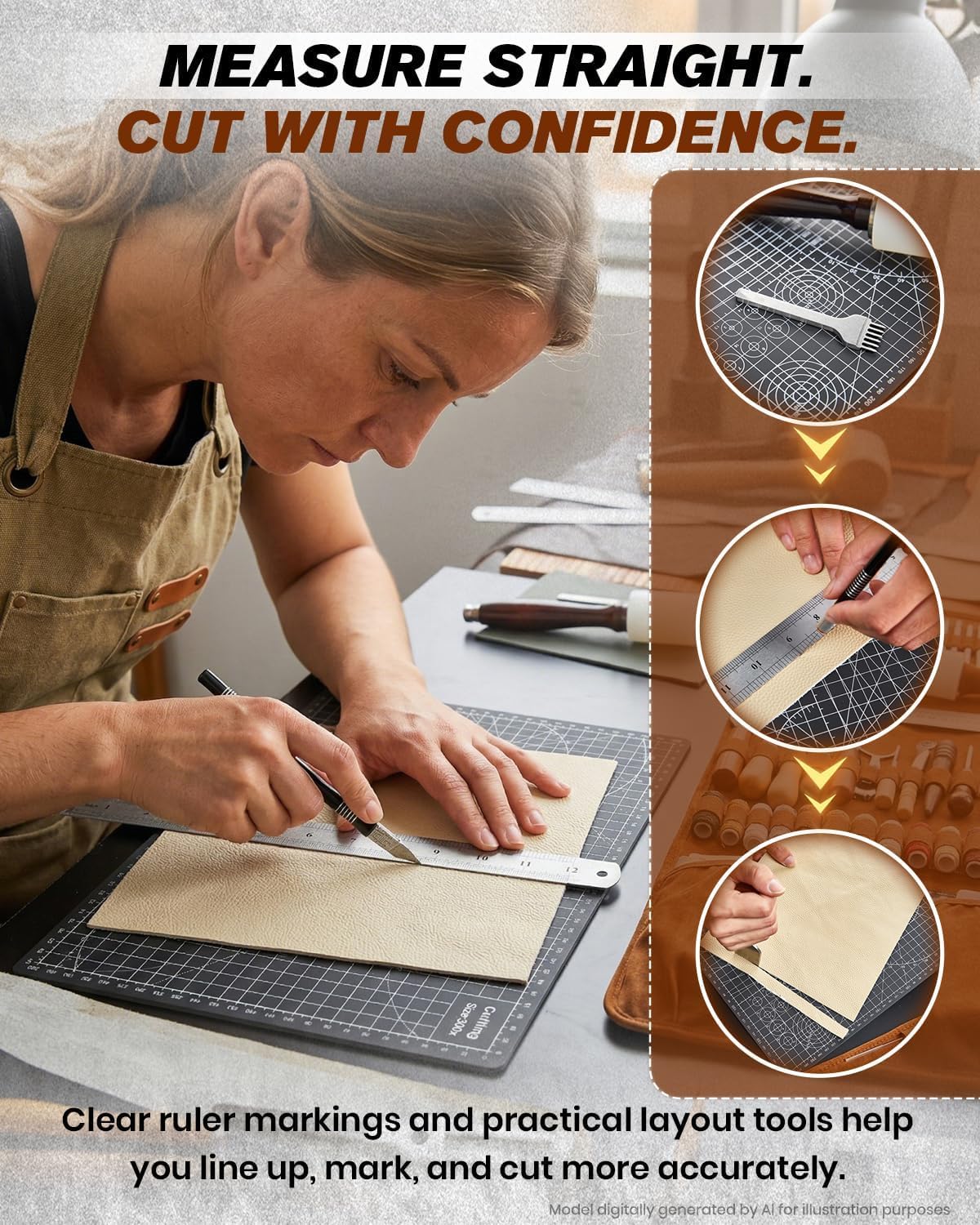 Leather Working Tools Kit - Master Your Craft -3 Leather Working Tools Kit - Master Your Craft -3