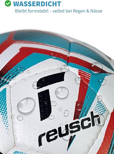 Miniatura 6 de Reusch Football Attrakt Infinity - Pelota de entrenamiento cosida a mano para entrenamiento y ocio con forma estable, excelente estabilidad a la