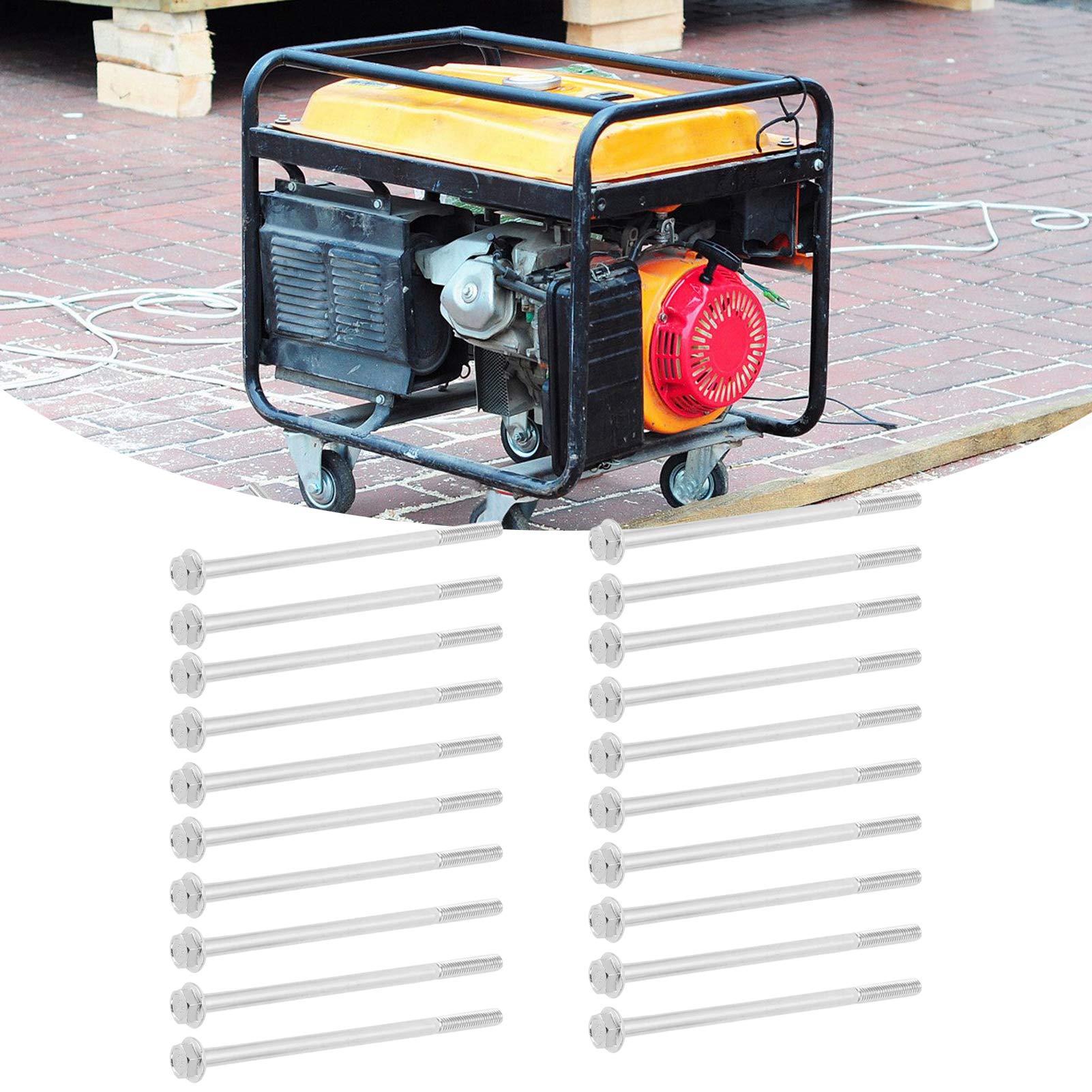 M6 120mm Hex Extended Motor Screw Hex Long Screw Fishery Animal Husbandry