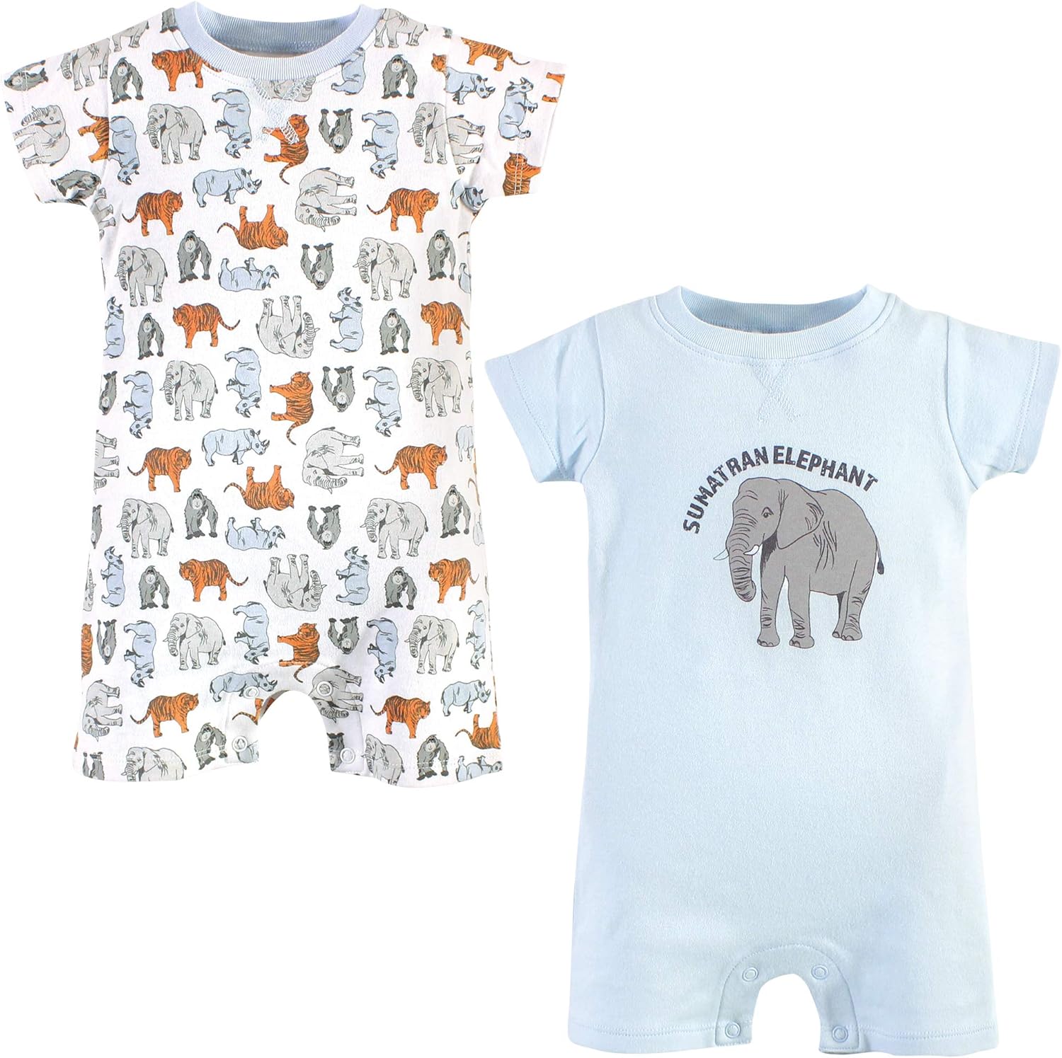 Touched by Nature baby-boys Organic Cotton Rompers