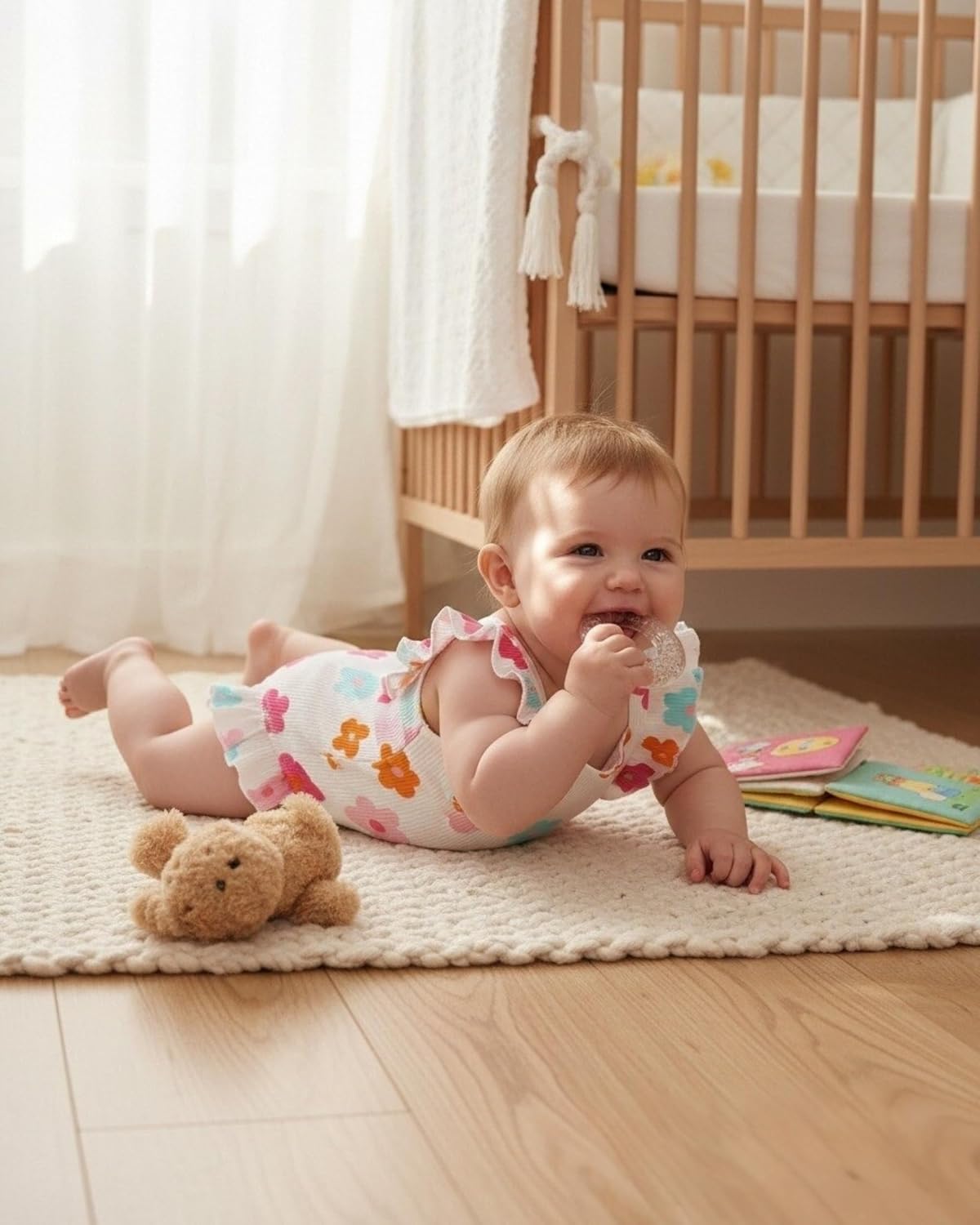 Renotemy Preemie Newborn Baby Girl Clothes Infant Cotton Linen Romper Ruffle Sleeve Jumpsuit Spring Summer Outfits for Girls