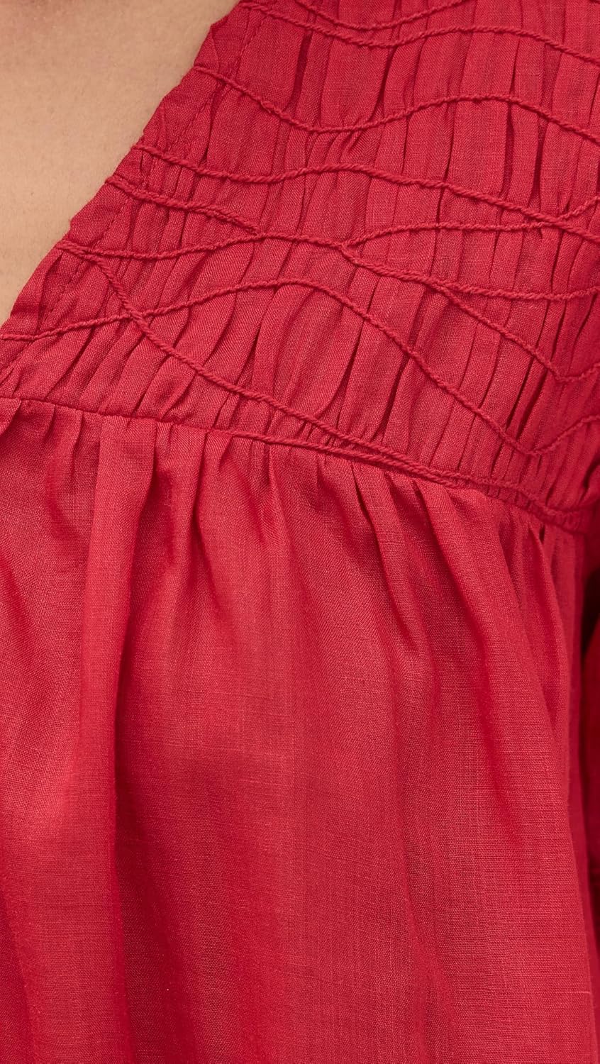 Sea Women's Imogen Solid Short Sleeve Top - Image 6