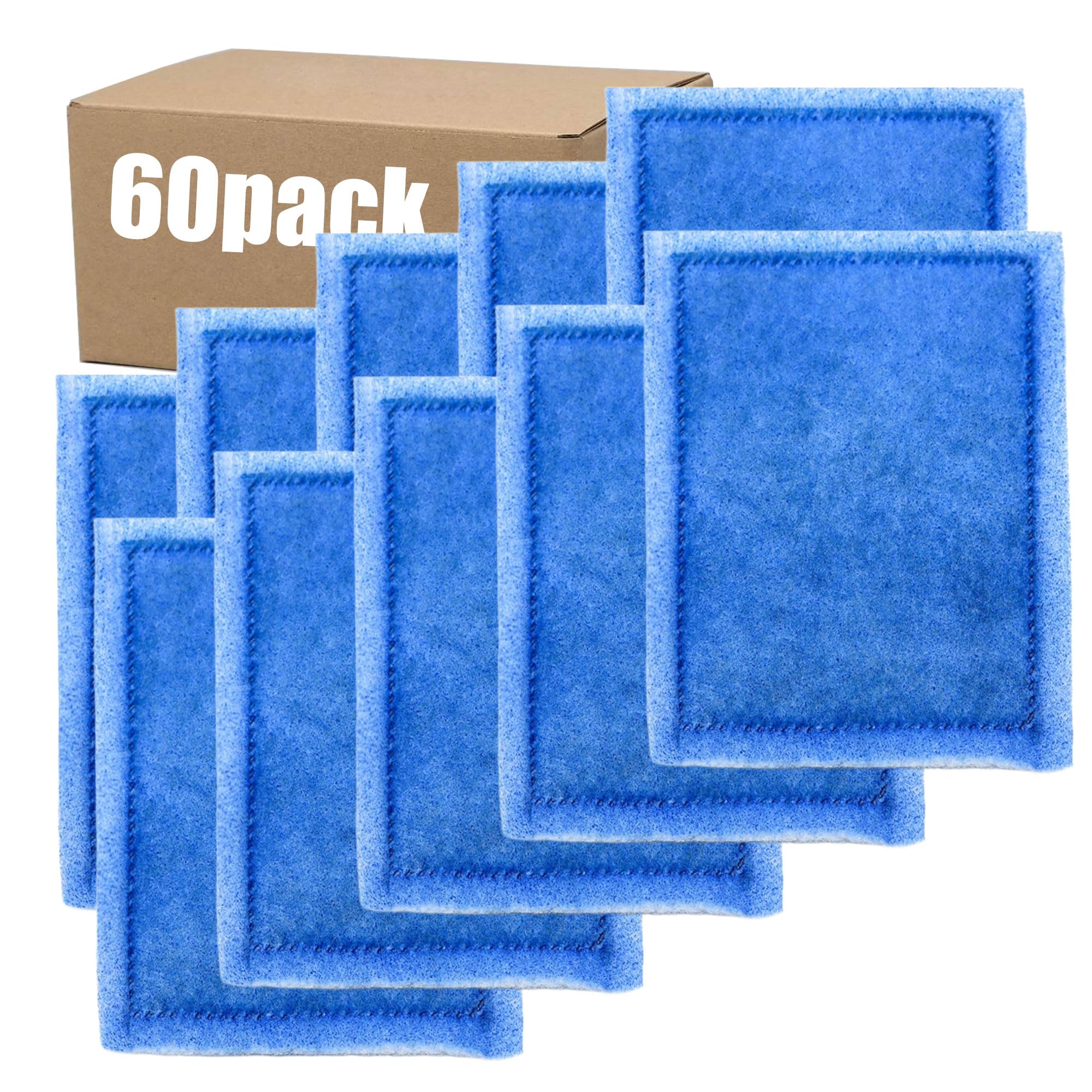 Paquete de 60 cartuchos de filtro de acuario Rite tamaño B compatibles con filtros de alimentación PRO 100/125/175, filtro de alimentación 150