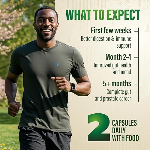 Miniatura 5 de Probióticos para hombres con prebióticos - Suplemento probiótico para hombres para la salud digestiva, salud intestinal, salud inmunológica,