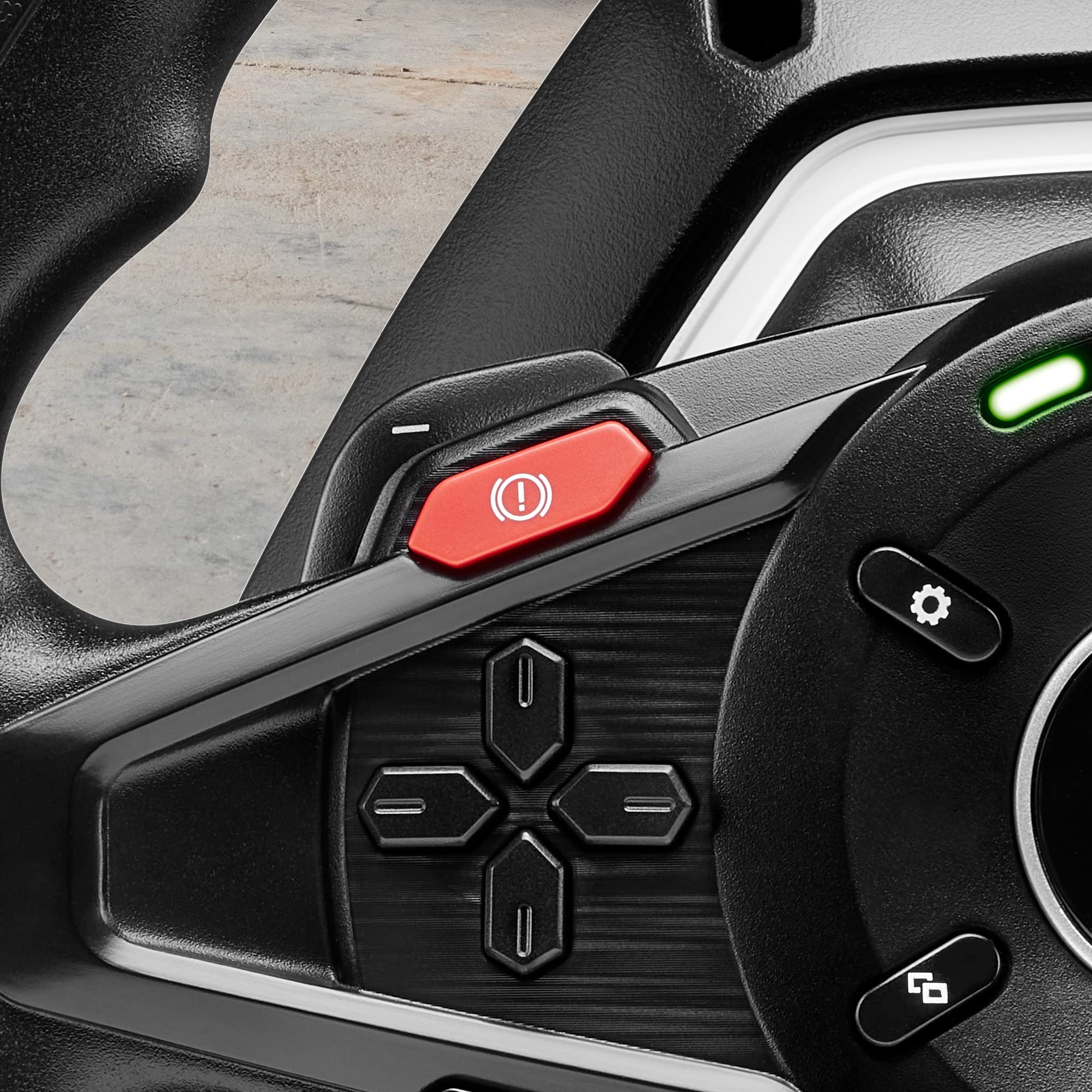 Thrustmaster T128 Kabelgebundenes Lenkrad Dynamisches Force Feedback Rennlenkrad-Set Magnetische Pedale Kompatibel Xbox Series X|S Xbox One PC Schwarz