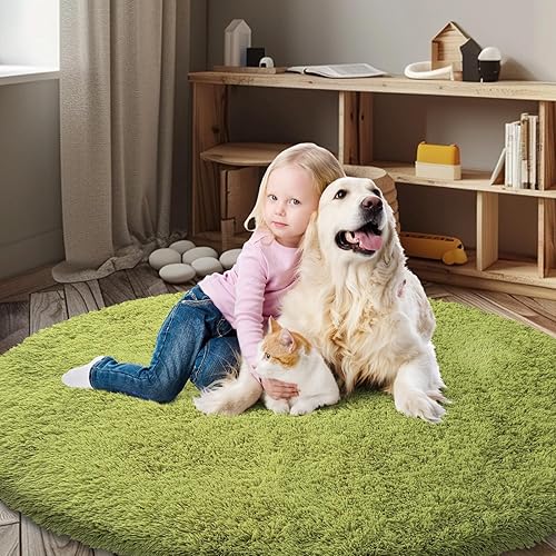 Miniatura 47 de Tapetes para sala de 6 x 9, tapetes de pelo largo grandes y suaves, tapete de área afelpado para dormitorio, decoración estética del hogar para Gris