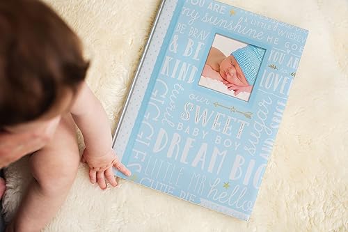 Miniatura 3 de Álbum de recuerdos "Dream Big" para bebé, marca Lil 'Peach, azul Wordplay