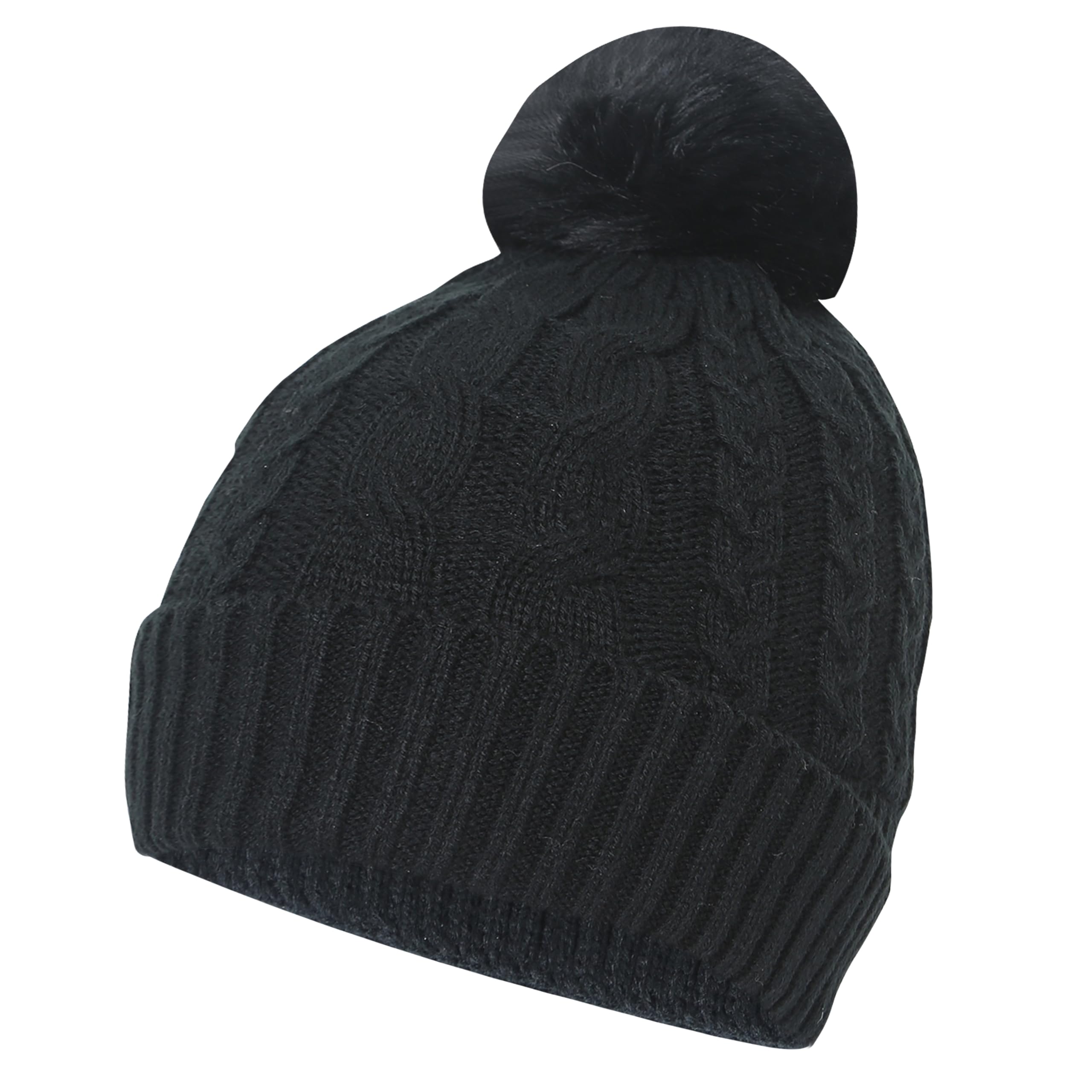 FabSeasons Womens Warm Acrylic Woolen Beanie/Skull Cap - Stylish Winter Hat with Snug Fit with Pompom on top (B0DHL8B2N7) Amazon Price History, Amazon Price Tracker
