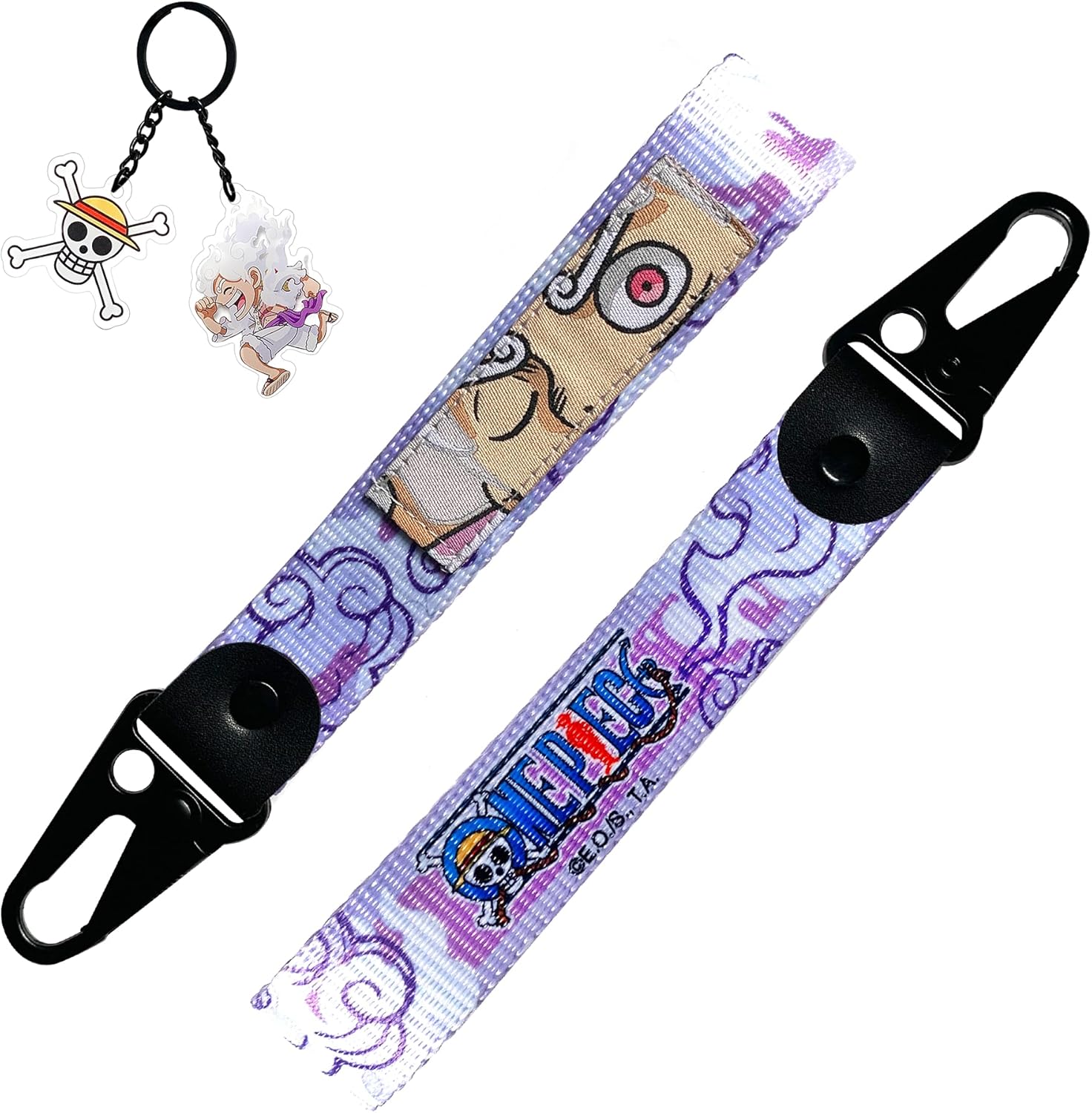 One Piece - Luffy GEAR5 Keystrap and Keychain Bundle - Otaku