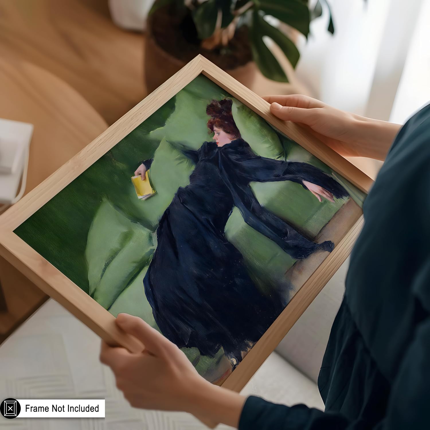 Poster Master Vintage Decadent Young Woman After the Dance Poster - Retro Young Woman Print - Impressionism Art - Gift for Men, Women - Decor for Bedroom, Living Room, Office - 8x10 UNFRAMED Wall Art