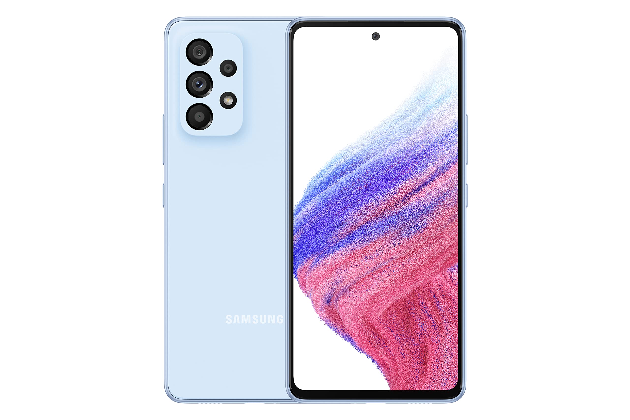 Samsung Galaxy A53 Light Blue, 8GB RAM, 128GB Storage : Amazon.in 