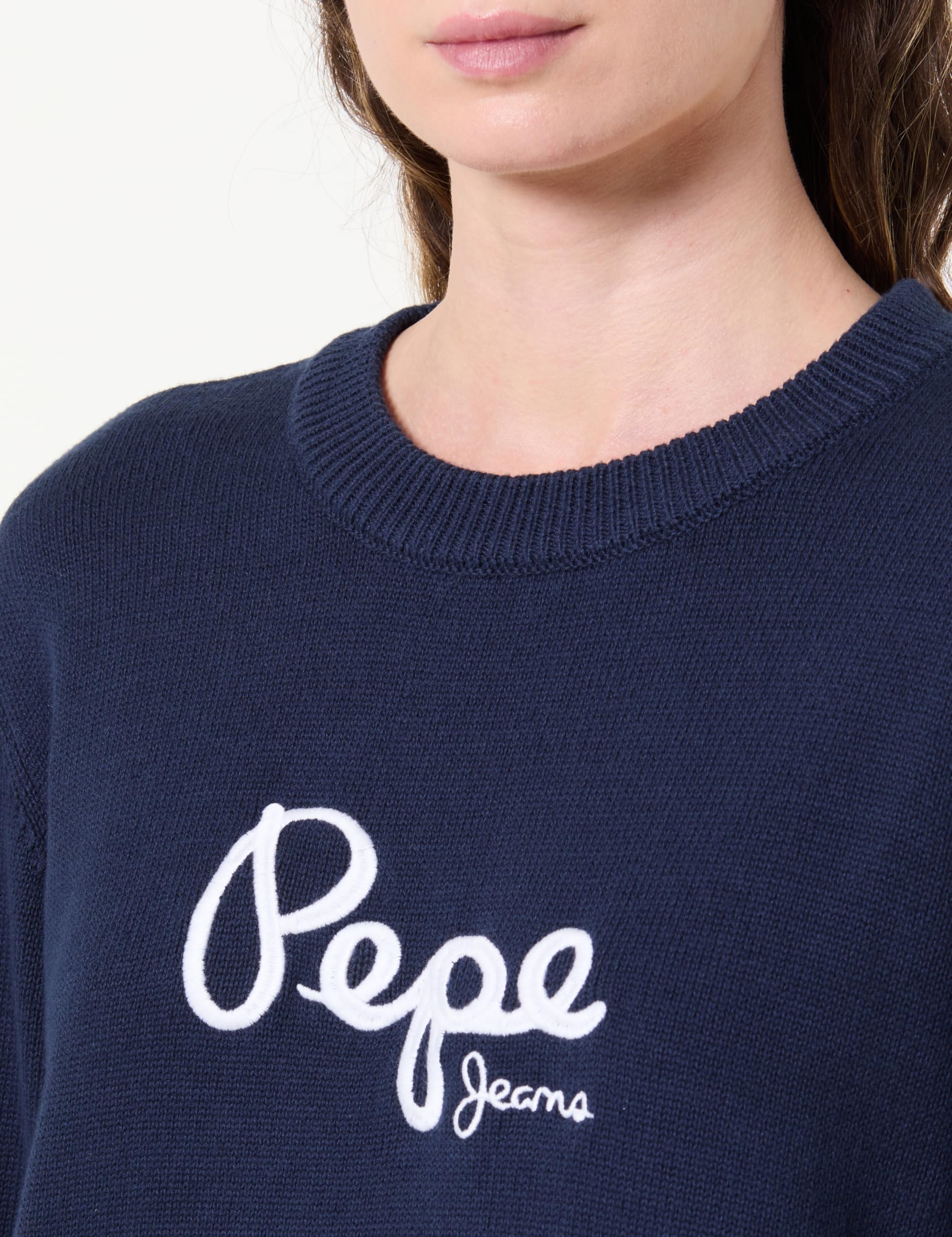 Pepe Jeans W Intarsia Sweater Prendas de Punto Mujer (Pack de 1)