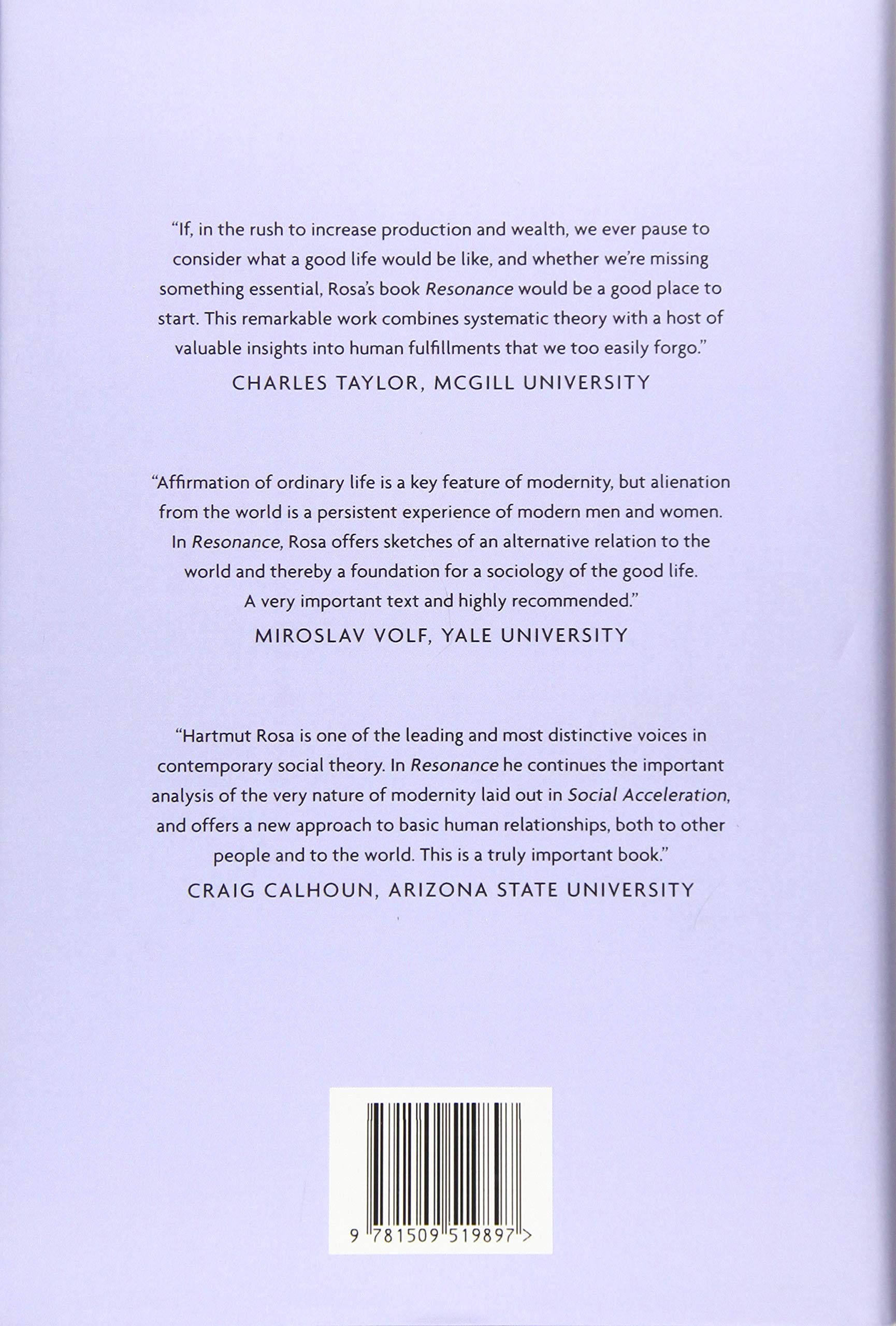 Resonance: A Sociology of Our Relationship to the World