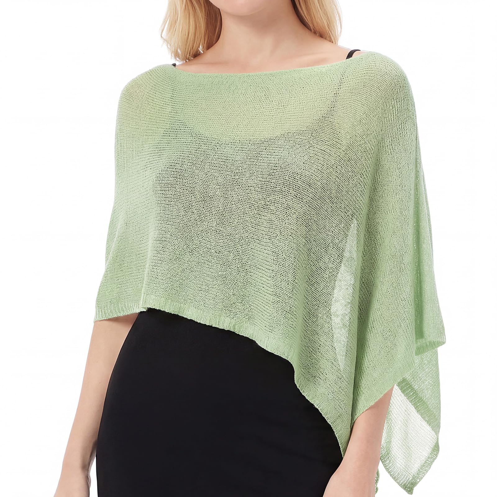 Women Sheer Poncho Shrug