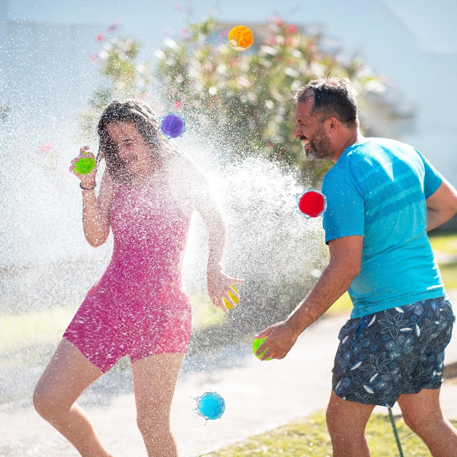 200 Pcs Reusable Water Balloons,Outdoor Games Water Soft Balls,Summer Soaker Ball Toy,Splash Balls for Beach,Pool,Backyard,Party Favors