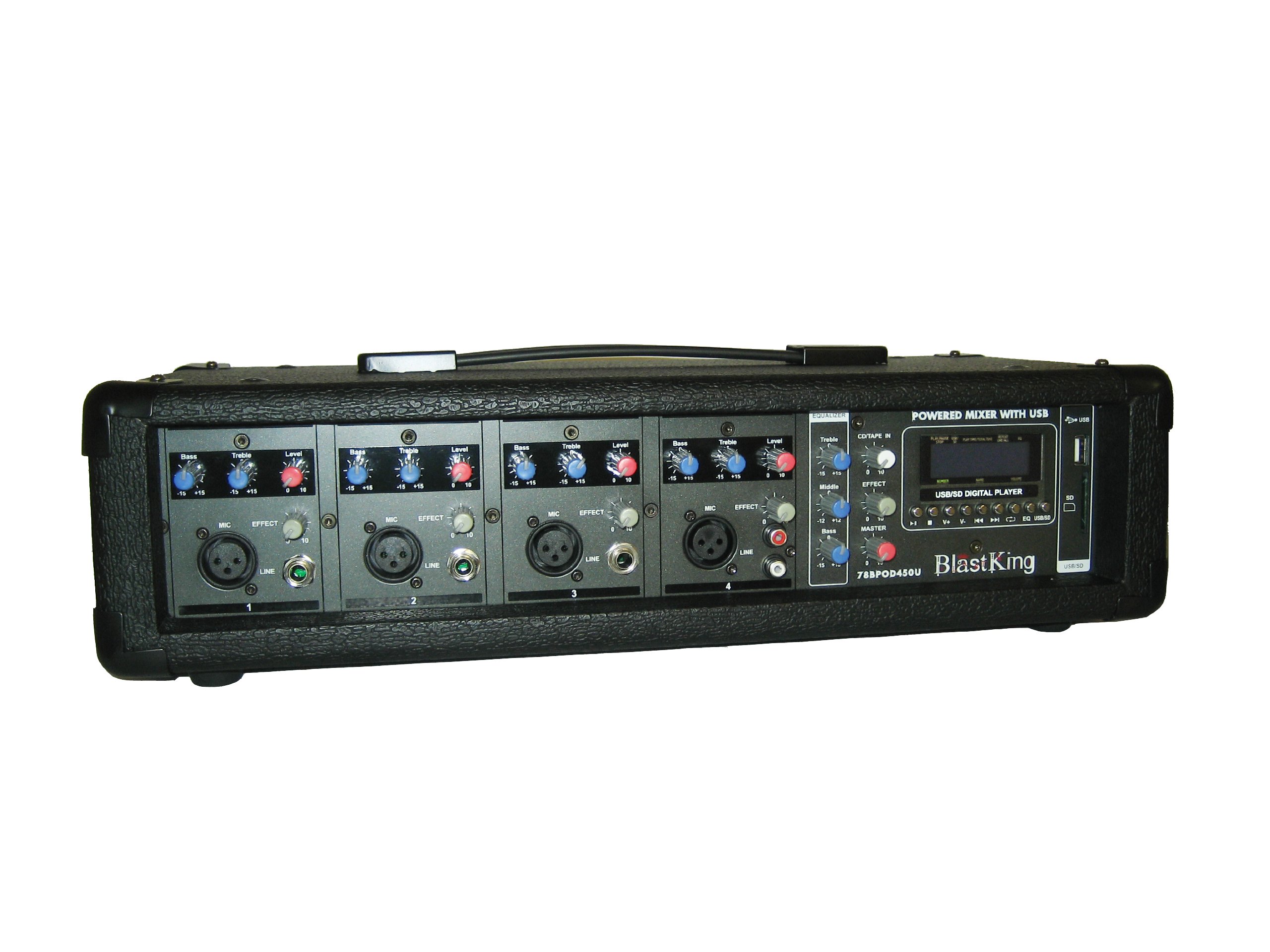 Buy Blast King I78BPOD450U 4 Channel Mixer with USBSD Player and 100