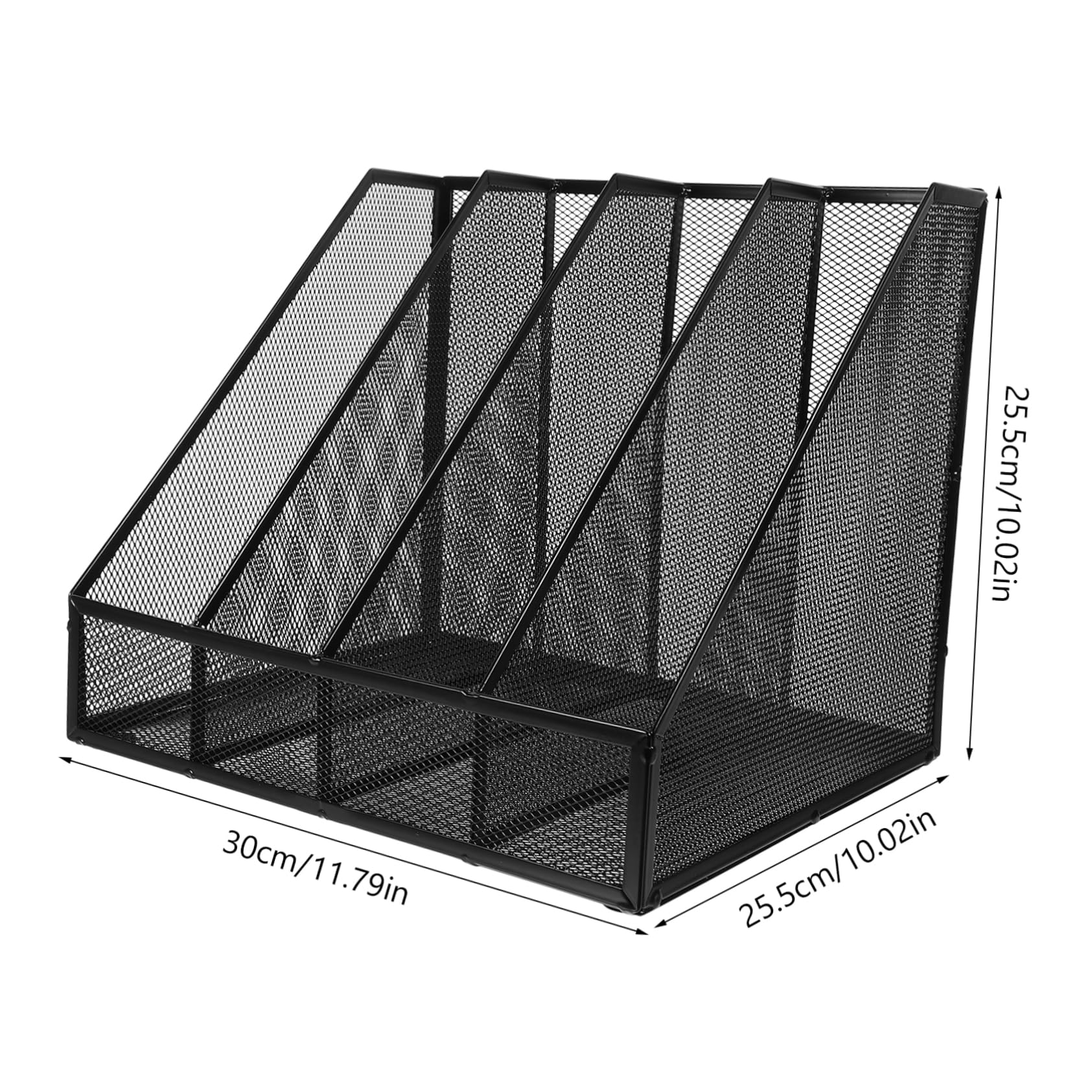 TOPBATHY Organiseur De Dossiers Maille Métallique Compartiments Porte-courrier Pour Bureau Et Maison Documents Et Papeterie