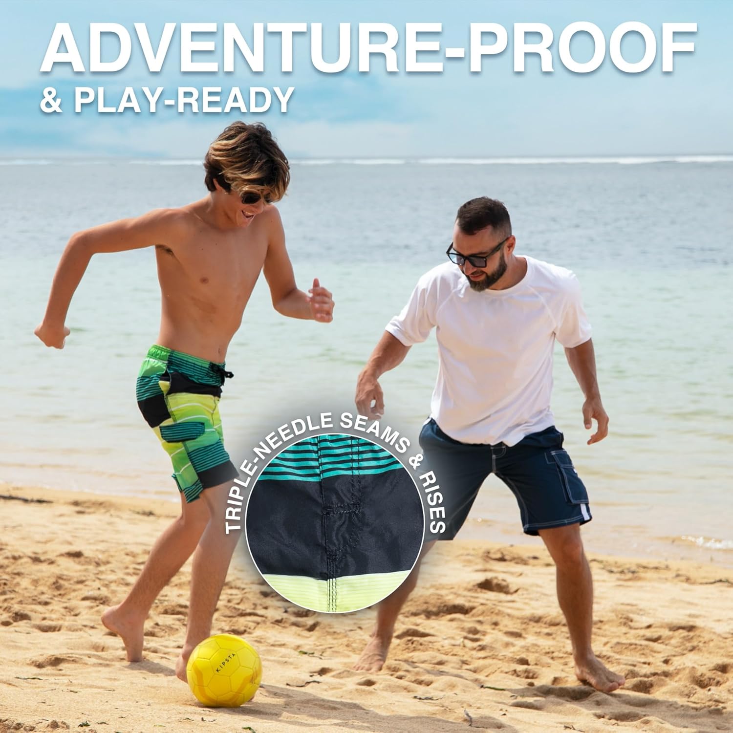 Kanu Surf Boys Avalon Quick Dry UPF 50+ Beach Swim Trunk - Image 4