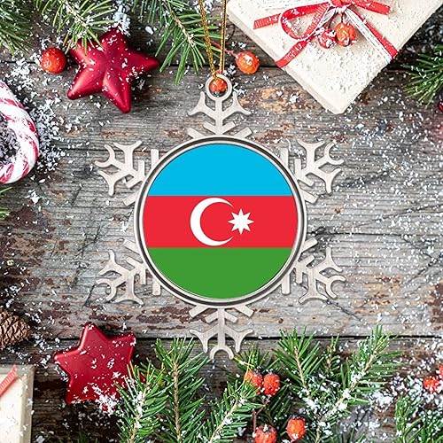 Vista 20 de Bandera de Antigua y Barbuda, adornos para árbol de Navidad, bandera nacional, silueta de Antigua y Barbuda, decoración de Navidad, adorno de copo