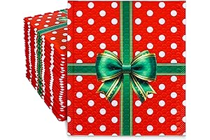 50-Pack Christmas Bubble Mailers, Dots Xmas Bow Poly Padded Envelopes, Perfect for...