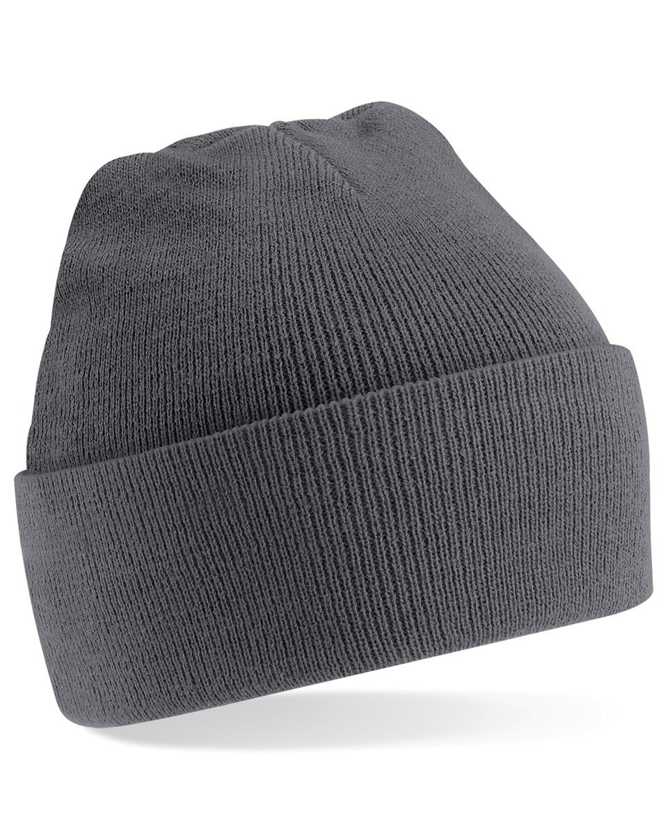 Beechfield Original Cuffed Beanie Colour=Graphite Size=O/S