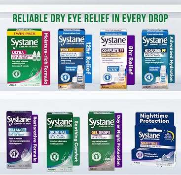 Systane UlTRA Lubricant Dry Eye Drops, 0.33 Fl Oz, 2 Pack