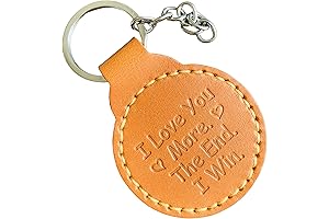 I Love You More The End I Win Keychain - The Perfect Gift for Her