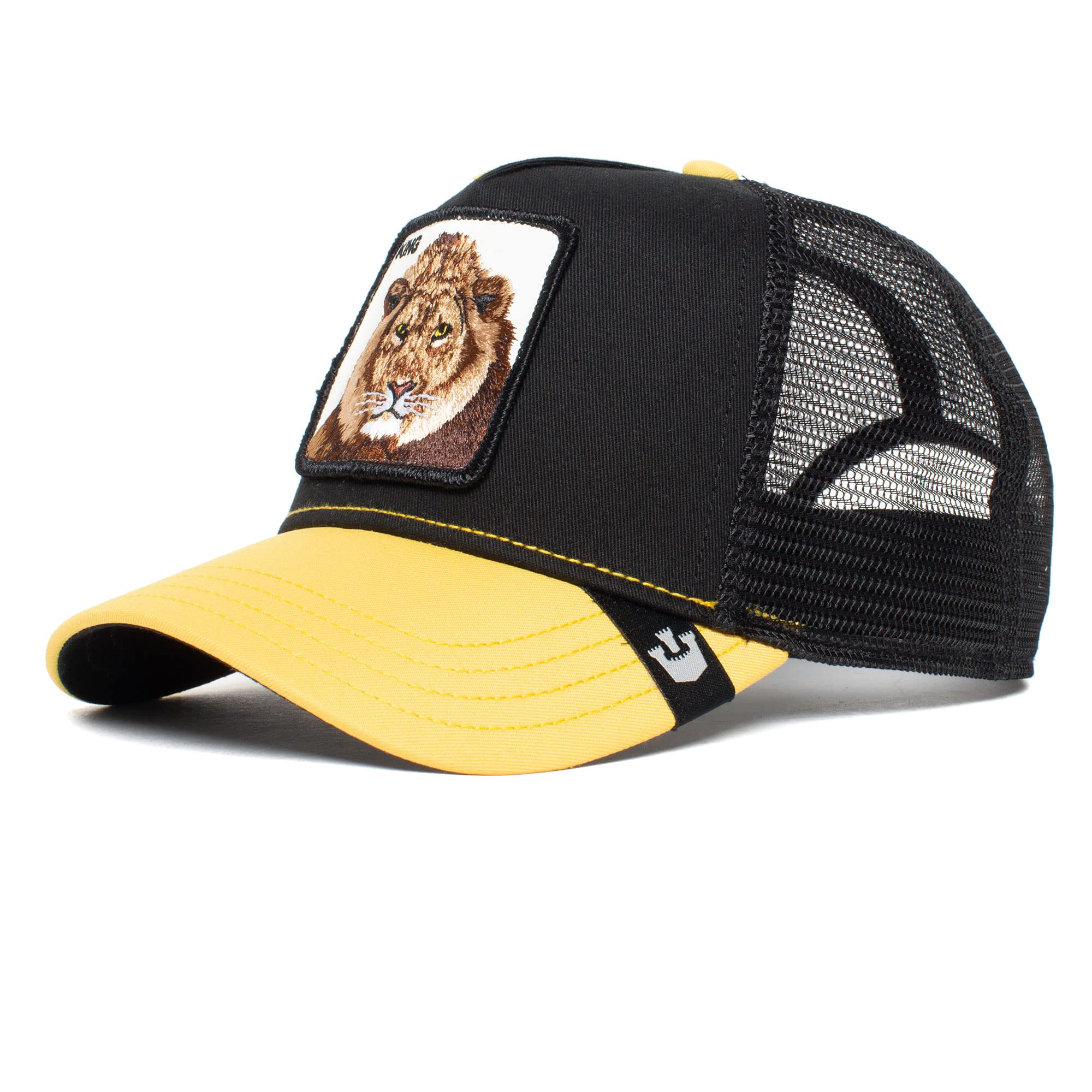 Goorin Bros. The Farm Unisex Original Adjustable Snapback Trucker Cap, Gold (The King Lion), One Size