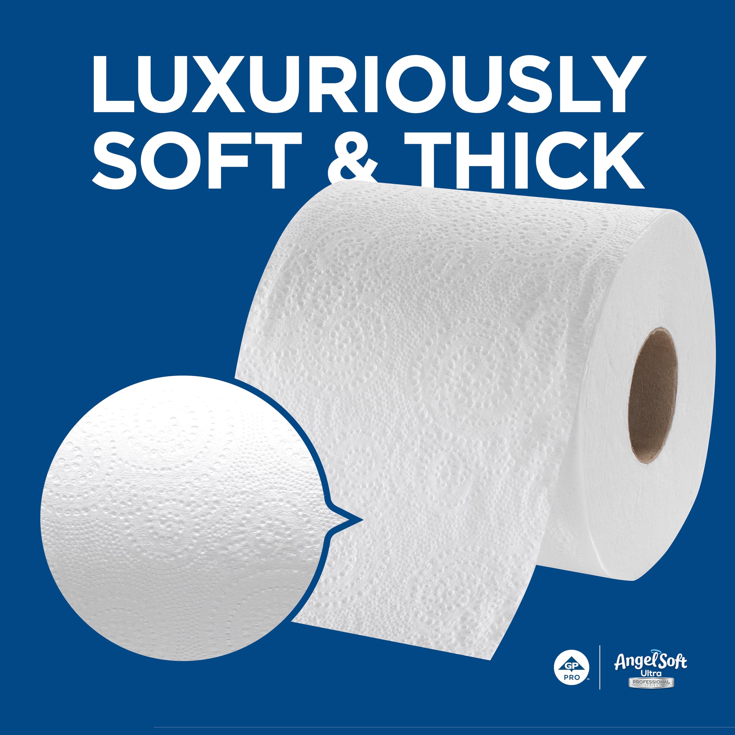 Georgia-Pacific Papel higiénico en relieve de GP PRO Bathroom Tissue, 60 unidades (paquete de 1), blanco 24000
