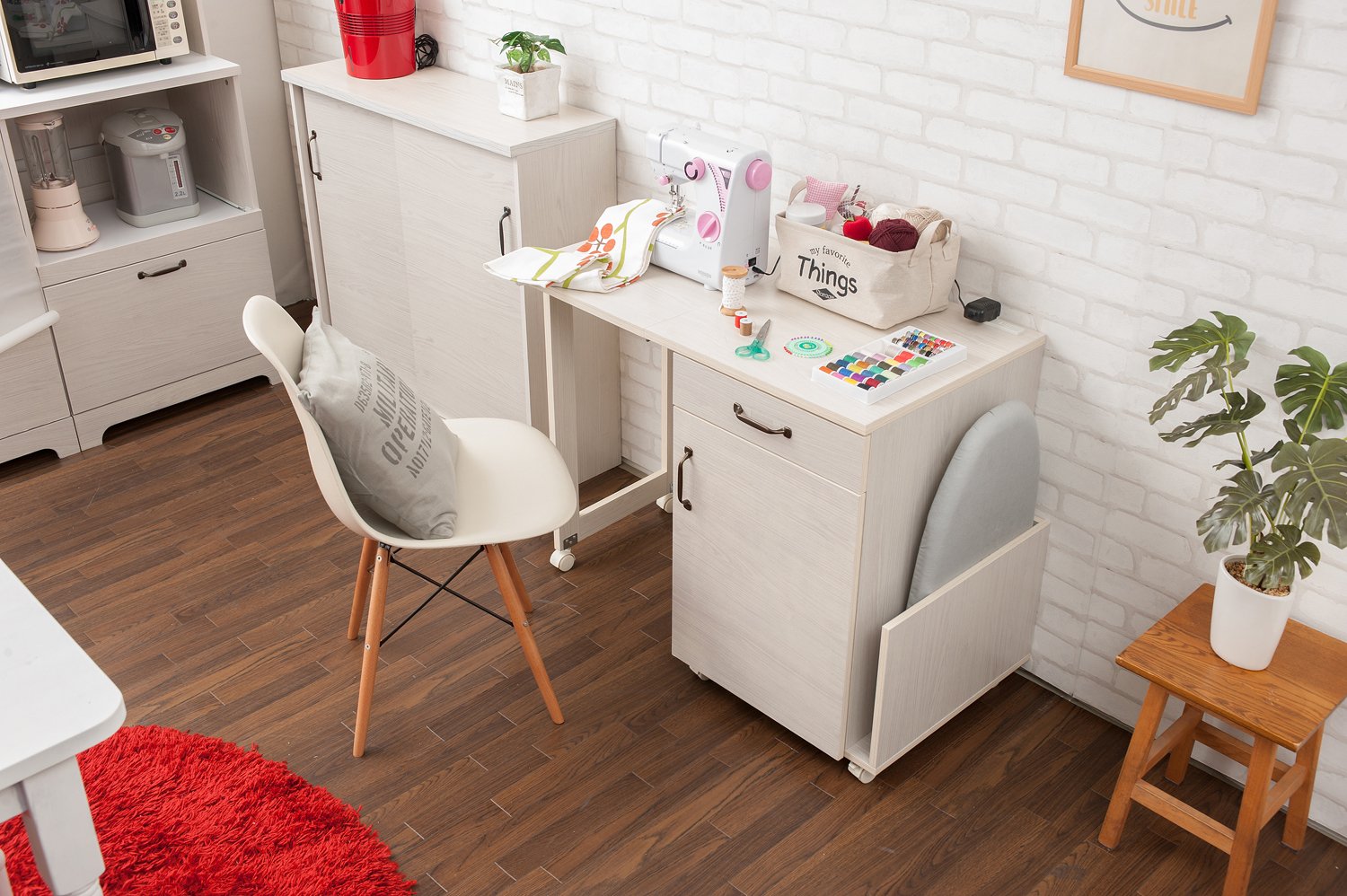 Amazon｜フレンチカントリーキッチンシリーズ キッチンカウンター 家電 