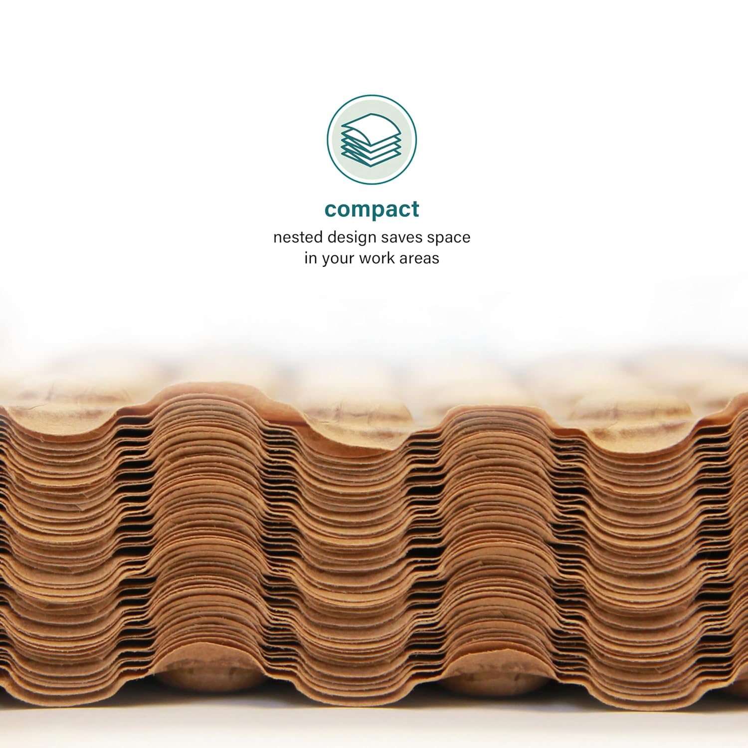 Elementree Paper Bubble Wrap Sheets for Packing, Moving, & Shipping - 12" x 12" x 250' - Eco-Friendly Kraft Bubble Paper - Recyclable Cushioning Wrap - Made in the USA (01913)