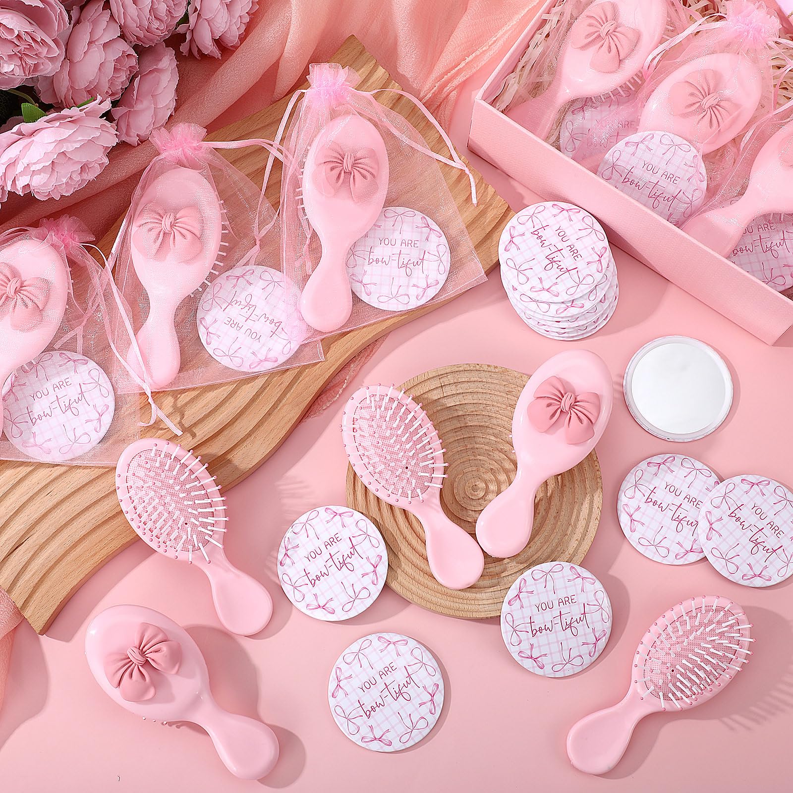 Amazon.com: Wonderjune 24 Set Coquette Bow Party Favor  display picture 1
