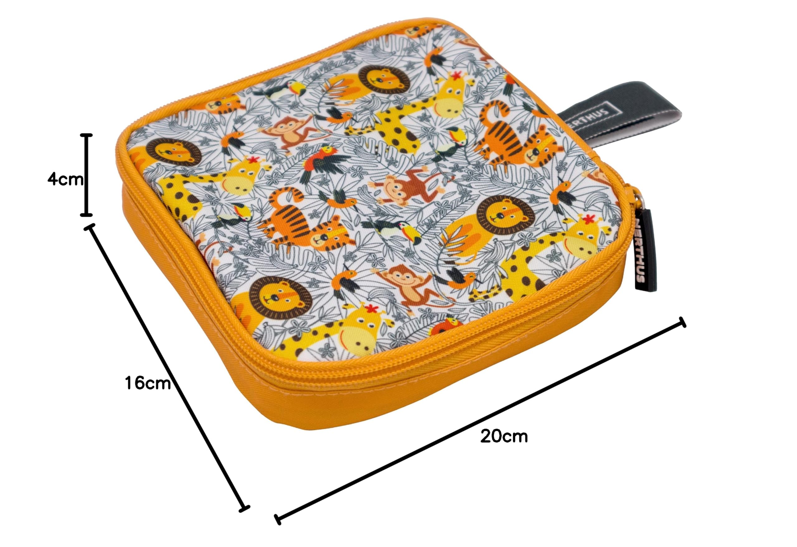 Borsa Per Sandwich Riutilizzabile NERTHUS FIH 872 | XL In Tessuto Alimentare Turchese | Lavabile In Lavatrice E Pieghevole - 2