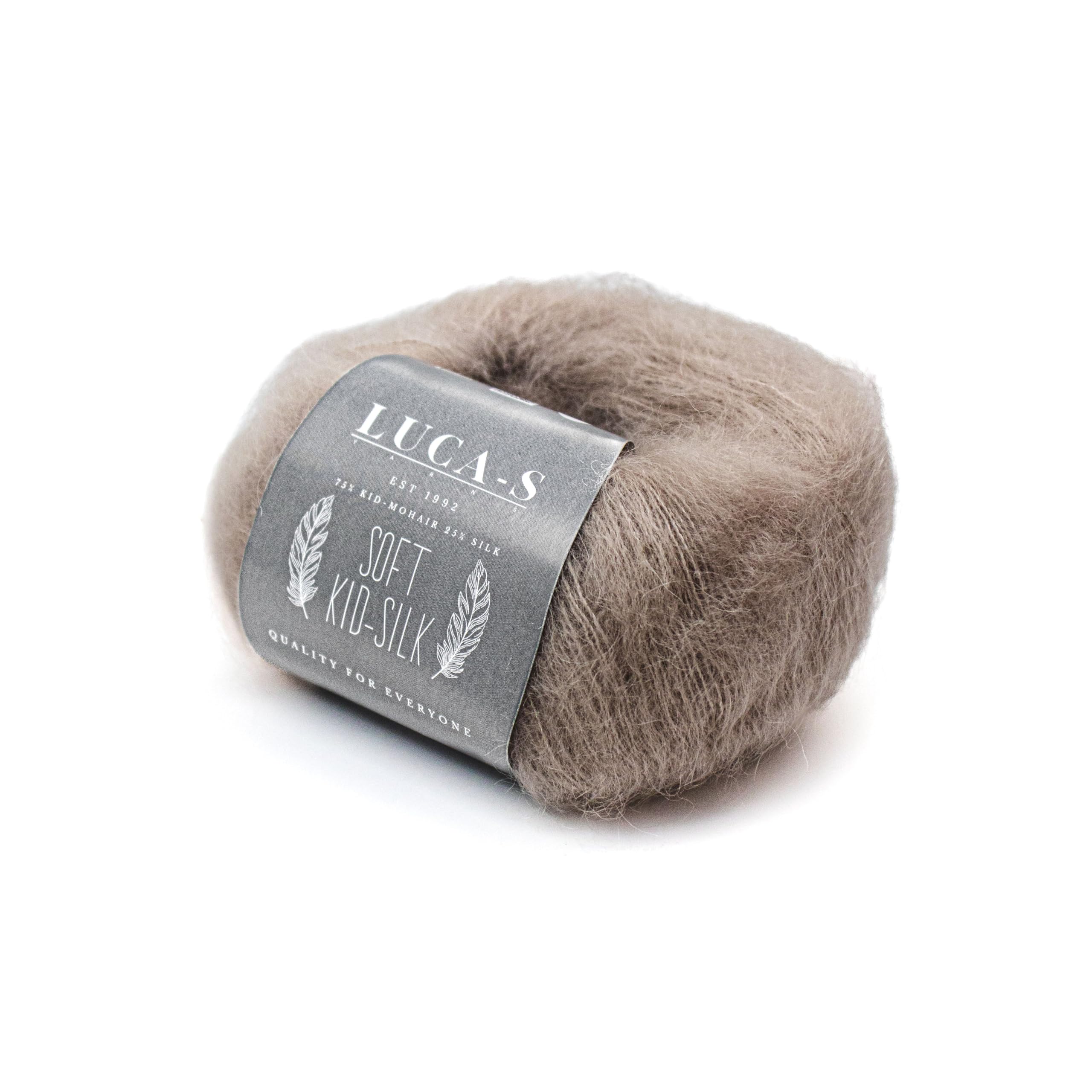 Soft Kid Mohair & Silk Yarn for Knitting & Crochet, 75% Mohair 25% Silk, 25g 210m, Lace-Weight Fluffy and Soft Wool for Knitting - Image 3