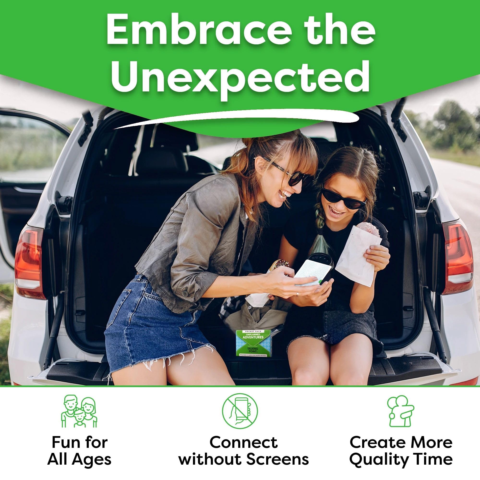50 Prompts for Couples Families & Friends, Great for Date Nights & Outdoor Fun, Transform Ordinary Moments into Adventures - Image 2