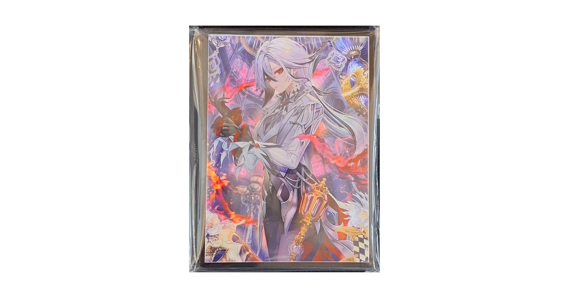 ミッドナイトブルー　原神　アルレッキーノ　スリーブ　プレイマット Amazon.co.jp: ミッドナイトブルー スタンダードサイズ カード