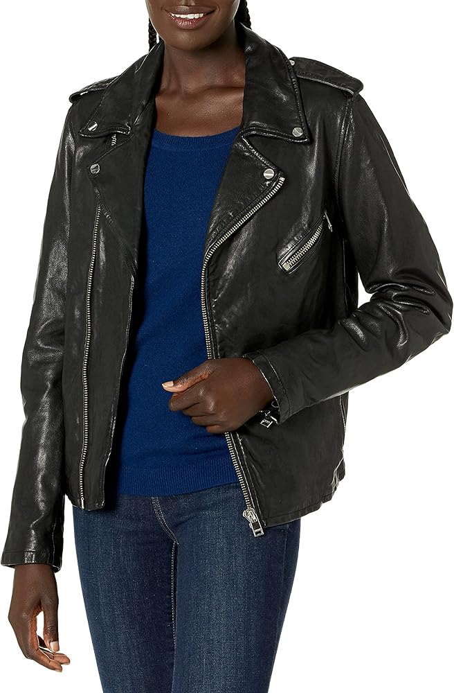 FADED SIGNATURE VARSITY JACKET - Faux leather jacket - black