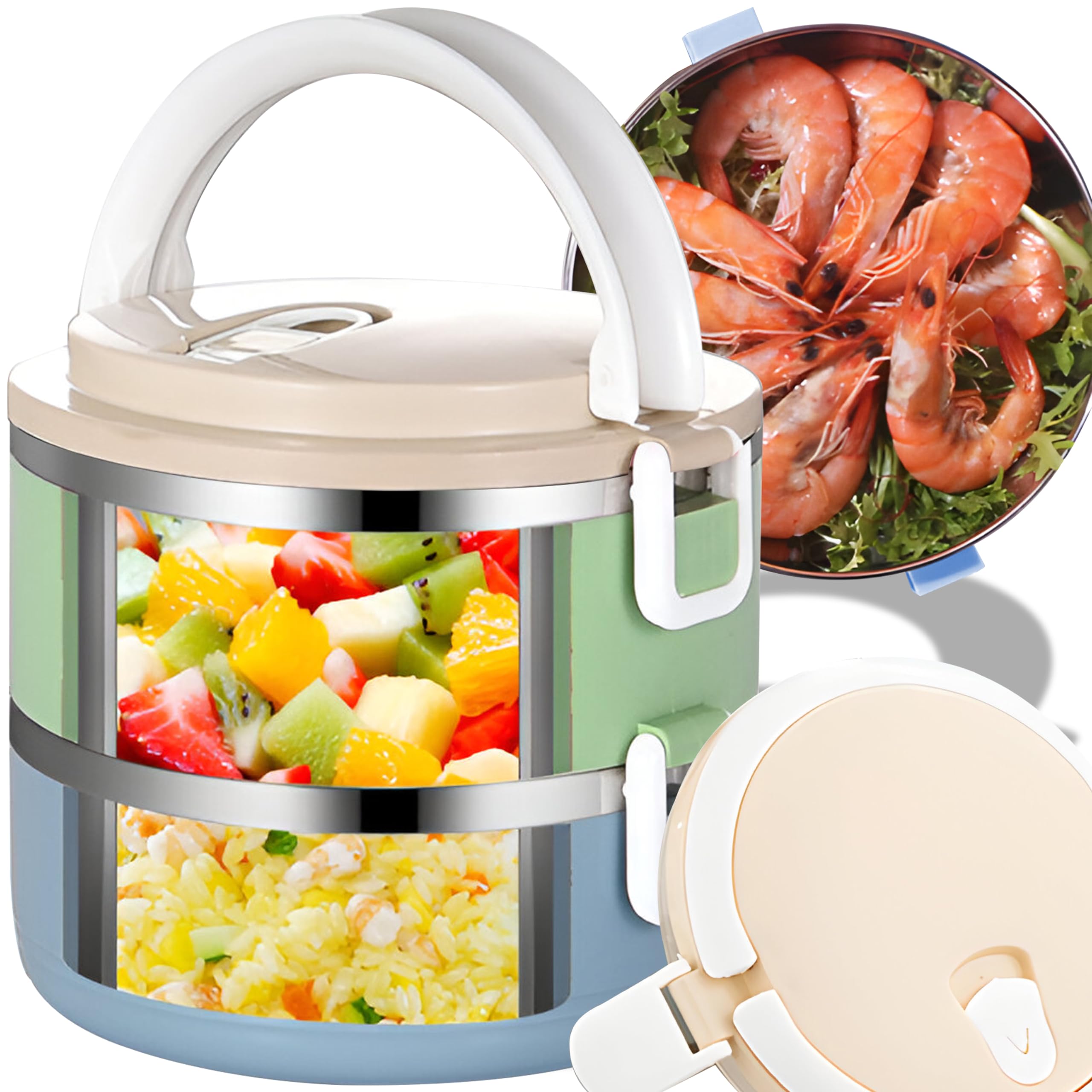 Bento-Box Aus Edelstahl 304 – Isolierte Lunchbox, Einlagig, Mit Ventil, Perfekt Für Arbeit & Schule