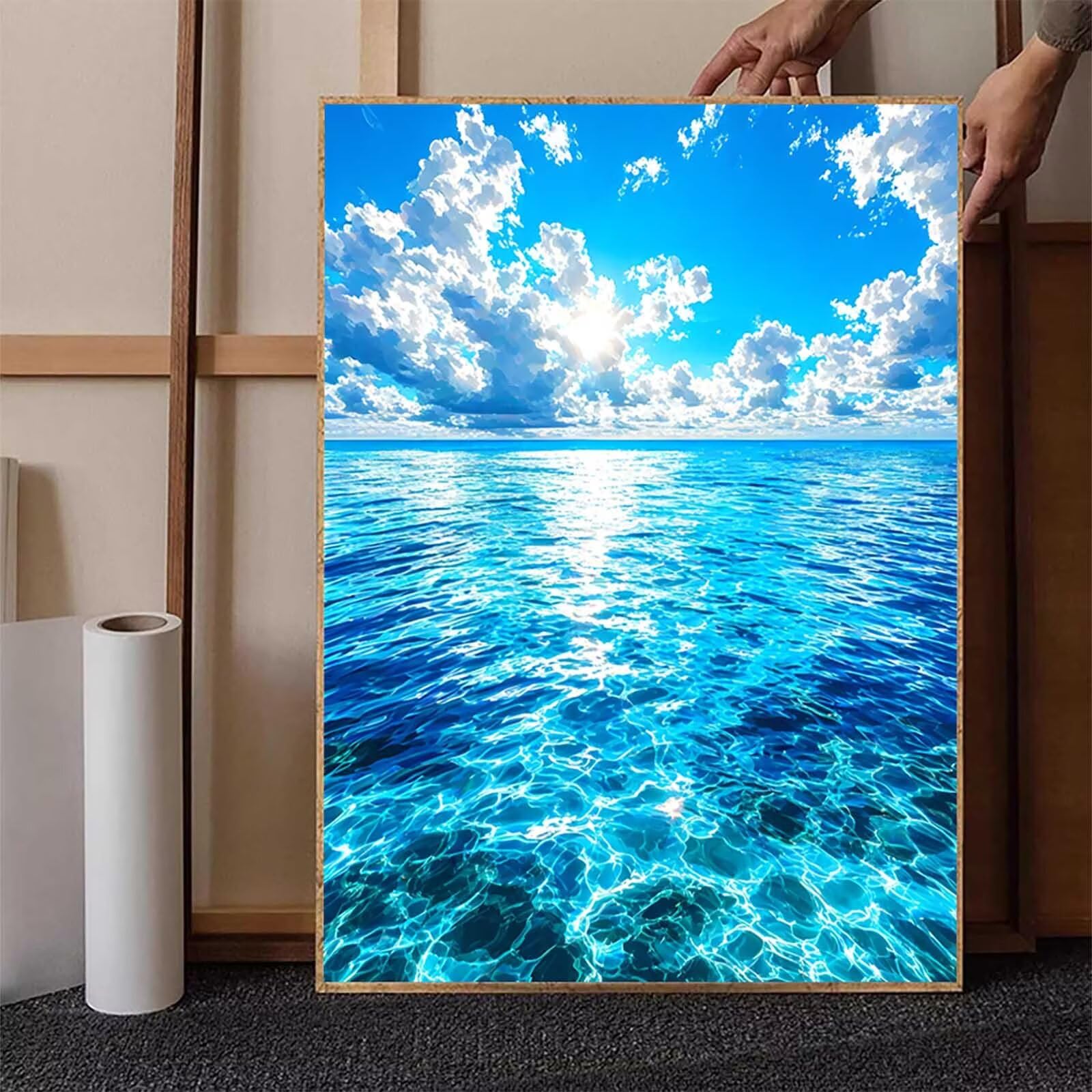 Amazon.co.jp: ダイヤモンドアート 海 ビーズアート, 5D ダイヤモンド